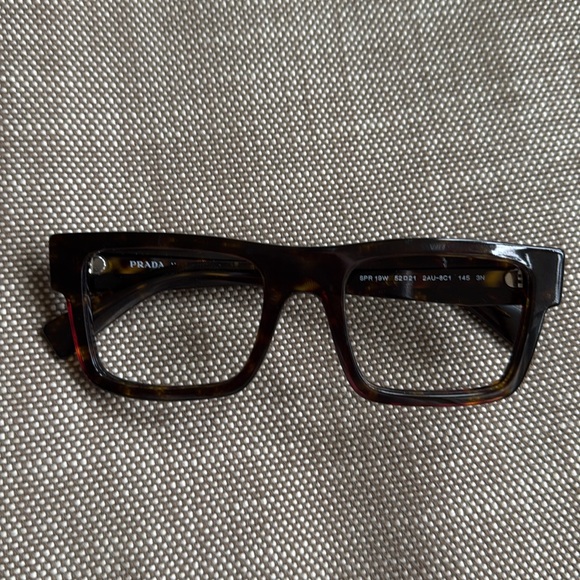 Prada rectangle tort Unisex frame for any prescription! - Picture 6 of 6